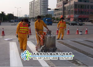 供应大连市开发区金普新区交通设备设施 道路划线与道路设施的专业解决方案