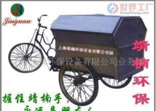 上海环卫垃圾车与道路清扫三轮人力不锈钢垃圾车详解